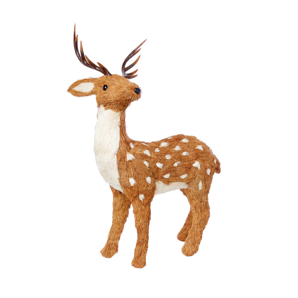 Premier Rattan 67cm Decorative Ornament - Spotted Deer