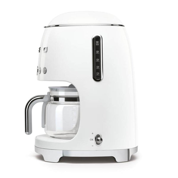 Smeg 50's Style Retro DCF02 Drip Filter Coffee Machine - White