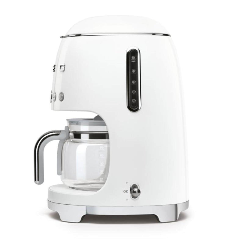 Smeg 50's Style Retro DCF02 Drip Filter Coffee Machine - White
