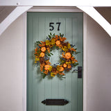 Premier 55cm Autumn Wreath - Pumpkin & Berries