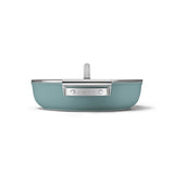 Smeg Cookware 28cm Non-Stick Ceramic Coated Shallow Casserole - Matte Emerald Green