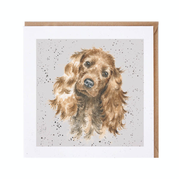Wrendale Designs by Hannah Dale Cocker Spaniel Card - Fudge