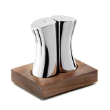 Robert Welch Drift Salt & Pepper Shakers with Walnut Base