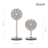 Duux Whisper Flex 2 Ultra Quiet Smart Fan With Remote Control - Stone