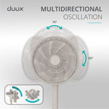 Duux Whisper Flex 2 Ultra Quiet Smart Fan With Remote Control - Stone