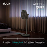 Duux Whisper Flex 2 Ultra Quiet Smart Fan With Remote Control - Stone