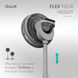 Duux Whisper 3 Ultra Quiet Standing Fan With Remote Control - Grey