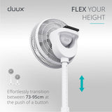 Duux Whisper 3 Ultra Quiet Standing Fan With Remote Control - White