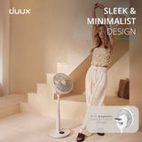 Duux Whisper 3 Ultra Quiet Standing Fan With Remote Control - White