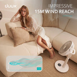 Duux Whisper 3 Ultra Quiet Standing Fan With Remote Control - White