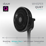 Duux Whisper Flex 2 Ultra Quiet Smart Fan With Remote Control - Black