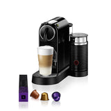 De'Longhi EN267.BAE Nespresso CitiZ Capsule Espresso Coffee Machine + Aeroccino Milk Frother - Black