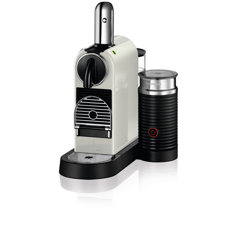 De'Longhi EN267.WAE Nespresso CitiZ Capsule Espresso Coffee Machine + Aeroccino Milk Frother - White