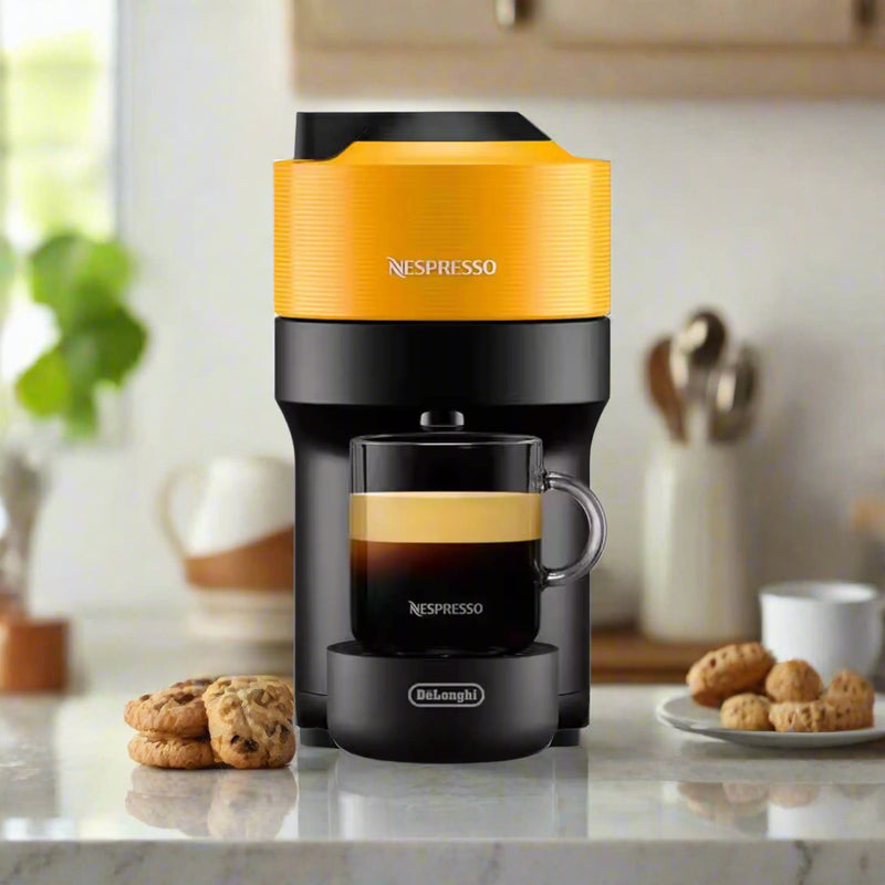 De'Longhi ENV90.Y Nespresso Vertuo Pop Coffee Machine - Yellow