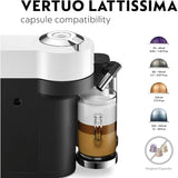 De'Longhi Nespresso ENV300.W Vertuo Lattissima Espresso Coffee Machine with Automatic Milk Frother - White