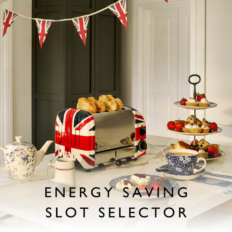 Dualit Classic Limited Edition 80th Anniversary 4-Slot Toaster - Union Jack