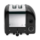 Dualit Classic 72785 1.7 Litre Jug Kettle & Vario AWS 20433 2-Slice Toaster - Matte Black
