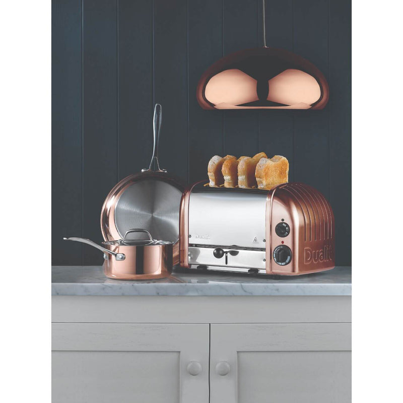 Dualit Classic Vario AWS 47450 4 Slot Toaster - Copper & Chrome