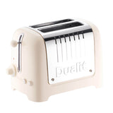 Dualit Lite 1.5 Litre Jug Kettle & 2-Slice Toaster Set - Canvas White & Chrome