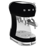 Smeg 50's Style Retro ECF02 Espresso Coffee Machine - Black
