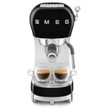 Smeg 50's Style Retro ECF02 Espresso Coffee Machine - Black