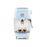 Smeg 50's Style Retro ECF03 Espresso & Cold Brew Coffee Machine - Pastel Blue