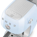 Smeg 50's Style Retro ECF03 Espresso & Cold Brew Coffee Machine - Pastel Blue