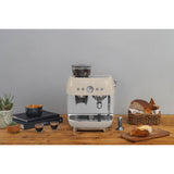 Smeg 50s Style Retro EGF03 Bean-to-Cup Espresso Coffee Machine - Cream