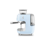 Smeg 50s Style Retro EGF03 Bean-to-Cup Espresso Coffee Machine - Pastel Blue