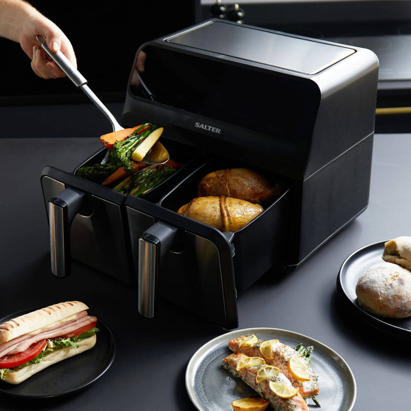Salter Dual Air Fryer makes cooking easy