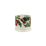 Emma Bridgewater Christmas 175ml Small Mug - Holly
