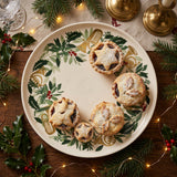 Emma Bridgewater Festive 28cm Flat Serving Plate - Bring In The Green