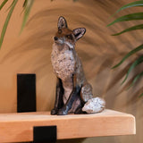 Wrendale Designs by Hannah Dale Hand-Sculpted Fox Figurine - Autumn