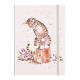 Wrendale Designs by Hannah Dale B6 Flexi Notebook - Hide & Squeak - Cat