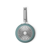 Smeg Cookware 24cm Non-Stick Ceramic Coated Frying Pan - Matte Emerald Green
