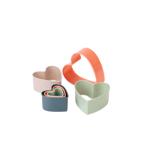 Fusion Twist 6-Piece Cookie Cutters - Heart