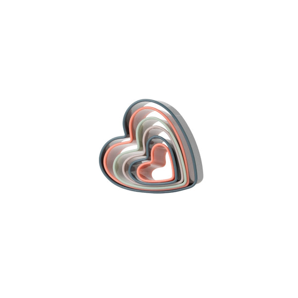 Fusion Twist 6-Piece Cookie Cutters - Heart