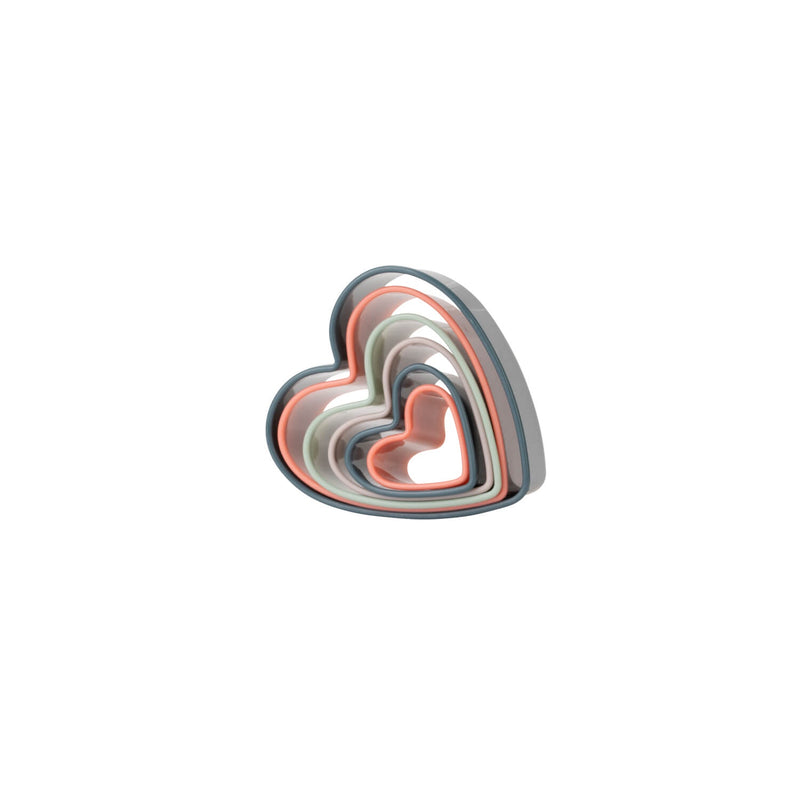 Fusion Twist 6-Piece Cookie Cutters - Heart