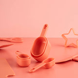 Fusion Twist Set Of 5 Measuring Cups - Coral