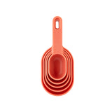 Fusion Twist Set Of 5 Measuring Cups - Coral