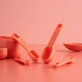 Fusion Twist Set Of 4 Measuring Spoons - Coral