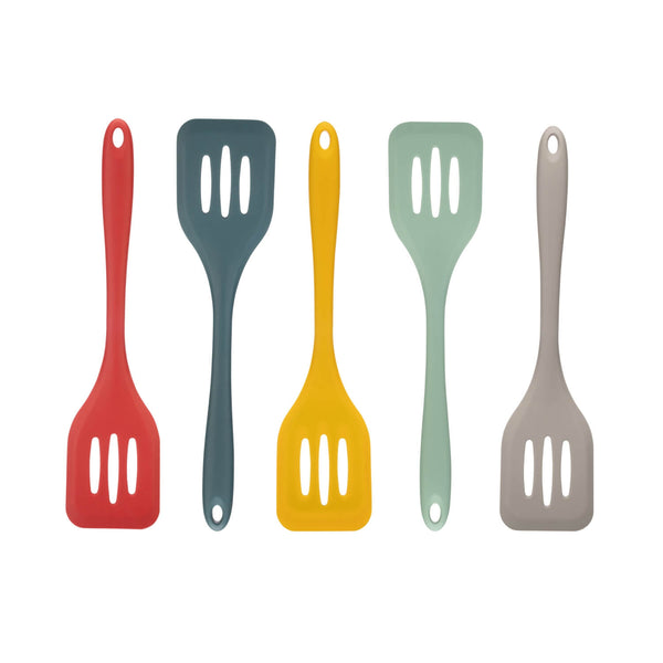 Fusion Twist Mini Silicone Slotted Turner - Assorted