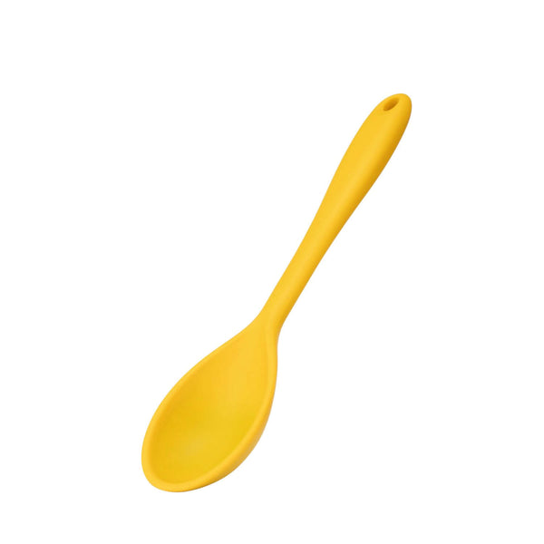 Fusion Twist Silicone Solid Spoon - Yellow