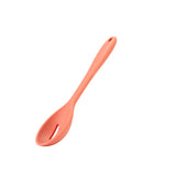Fusion Twist Silicone Slotted Spoon - Coral