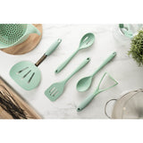 Fusion Twist Silicone Slotted Spoon - Mint