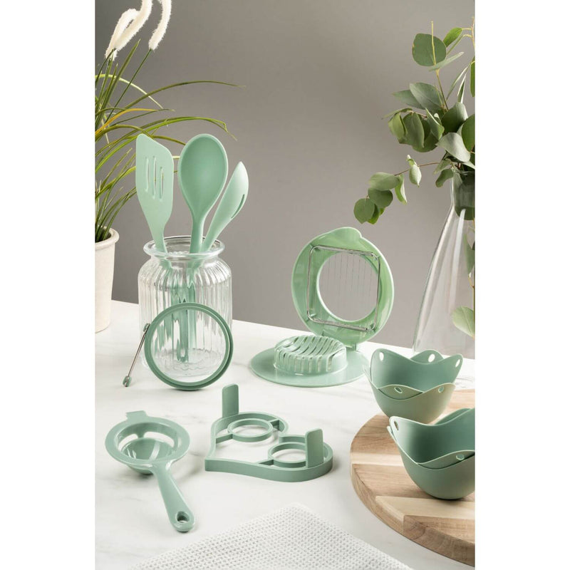 Fusion Twist Silicone Slotted Spoon - Mint