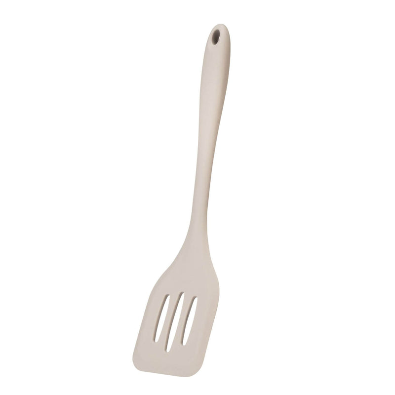 Fusion Twist Silicone Slotted Turner - Grey