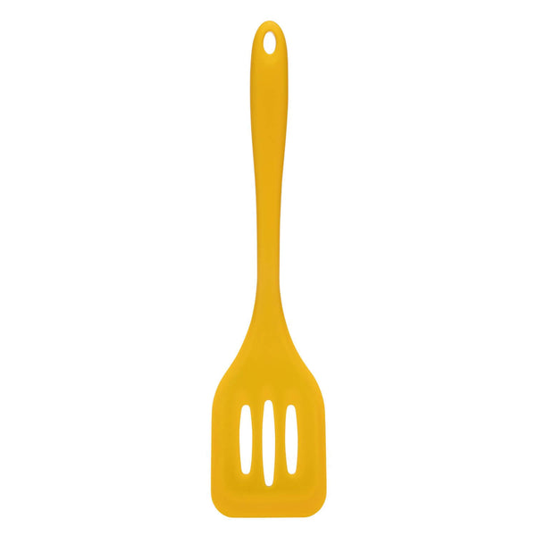 Fusion Twist Silicone Slotted Turner - Yellow