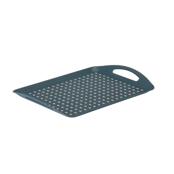 Fusion Twist Non-Slip Serving Tray - Blue