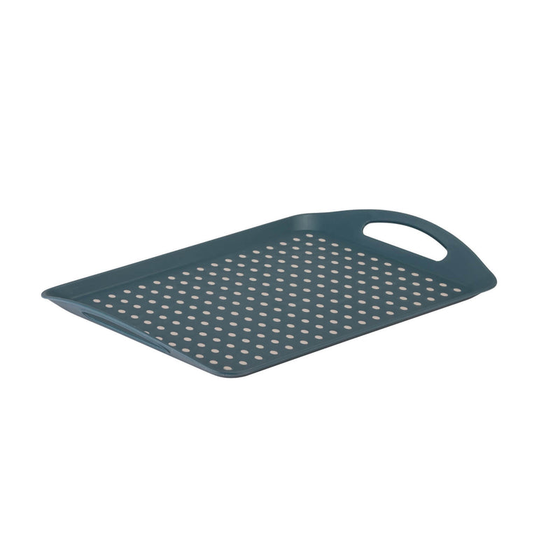 Fusion Twist Non-Slip Serving Tray - Blue
